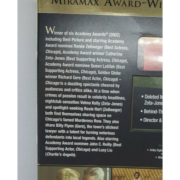 Chicago Academy Award Winning Best Picture Widescreen DVD No Scratches Clean - Picture 7 of 12